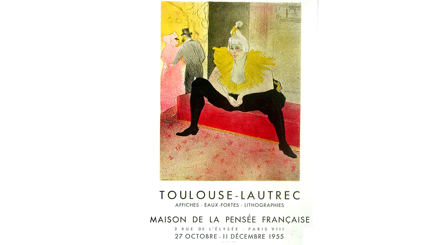 Henri de Toulouse - Lautrec - Mademoiselle Cha-U-Kao, House of French thought 